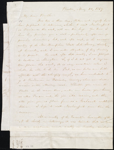 Letter from William Lloyd Garrison, Boston, [Mass.], to Henry Clarke Wright, May 20, 1839
