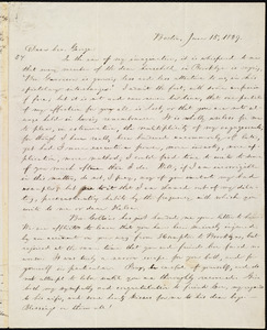 Letter from William Lloyd Garrison, Boston, [Mass.], to George William Benson, June 15, 1839