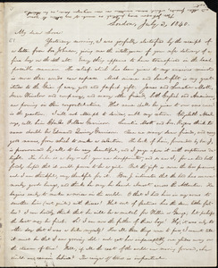 Letter from William Lloyd Garrison, London, [England], to Helen Eliza Garrison, July 3, 1840
