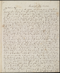 Letter from William Lloyd Garrison, Edinburgh, [Scotland], to Helen Eliza Garrison, July 20, 1840