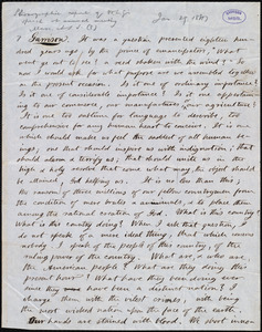 Report of speech by William Lloyd Garrison, [1847 Jan. 29?]