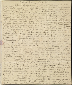 Letter from Mary Weston to Deborah Weston, Sab[b]ath Evening, Sept. 11, [1836]