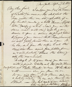 Letter from Henry Brewster Stanton, New York, to Maria Weston Chapman, Apr[il] 23, 1837
