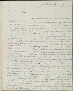 Letter from Amos Farnsworth, Groton, [Mass.], to Anne Warren Weston, July 3, 1839