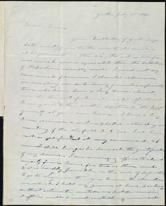 Letter from Amos Farnsworth, Groton, [Mass.], to Anne Warren Weston, July 20, 1841