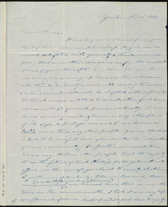 Letter from Amos Farnsworth, Groton, [Mass.], to Anne Warren Weston, Nov. 22, 1841