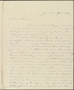 Letter from Amos Farnsworth, Groton, [Mass.], to Anne Warren Weston, Ap[ri]l 6, 1842