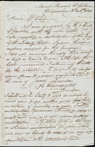 Letter from Benjamin Barron Wiffen, Mount Pleasant, n[ea]r Woburn, Bedfordshire, [England], to Maria Weston Chapman, 10th mo 3rd [day]/1845
