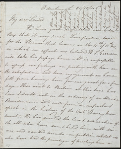 Letter from Jane Wigham, 5 South Gray St[reet], Edinburgh, [Scotland], to Maria Weston Chapman, 31/10/[18]46