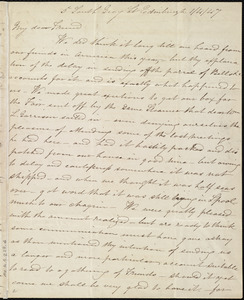 Letter from Jane Wigham, 5 South Gray St[reet], Edinburgh, [Scotland], to Maria Weston Chapman, 1/4/[18]47