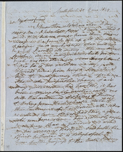 Letter from Esther Sturge, Northfleet, [England], to Maria Weston Chapman, 30 [day] 5 mo[nth] 1849
