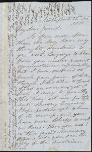 Letter from Esther Sturge, Northfleet, [England], to Maria Weston Chapman, 22nd Dec. 1851