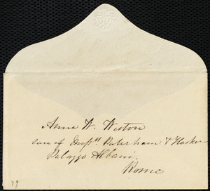 Letter from Eliza Wigham, 5 Gray Street, Edinburgh, [Scotland], to Anne Warren Weston, 26-01-1857