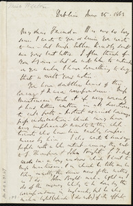Letter from Richard Davis Webb, Dublin, [Ireland], to Caroline Weston, June 25, 1863