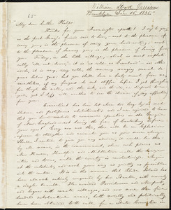 Letter from William Lloyd Garrison, Brooklyn, [Conn.], to Amos Augustus Phelps, Dec. 16, 1835