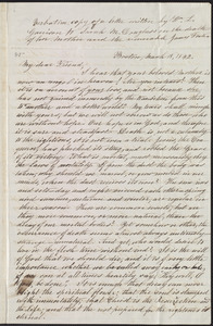 Copy of letter from William Lloyd Garrison, Boston, [Mass.], to Sarah Mapps Douglass, March 18, 1842