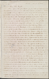 Letter from William Lloyd Garrison, Boston, [Mass.], to Henry Clarke Wright, March 1, 1843