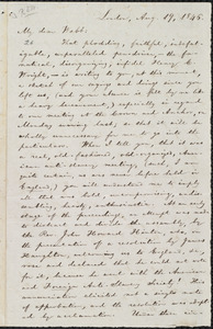 Letter from William Lloyd Garrison, London, [England], to Richard Davis Webb, Aug. 19, 1846