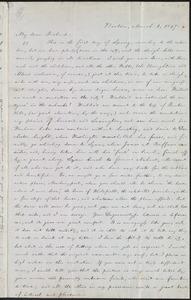 Letter from William Lloyd Garrison, Boston, [Mass.], to Richard Davis Webb, March 1, 1847