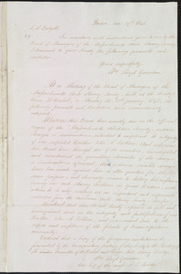 Letter from William Lloyd Garrison, Boston, [Mass.], to John Harfield Tredgold, Jan. 29th, 1841