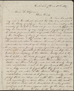 Letter from Charlotte Austin Joy, Nantucket, [Mass.], to Maria Weston Chapman, 7th mo[nth] 12th [day] 1839