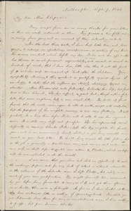 Letter from William Lloyd Garrison, Northampton, [Mass.], to Maria Weston Chapman, Sept. 9, 1843