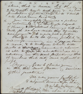 Fragment of letter from William Lloyd Garrison, [New York?], July 19th, 1845
