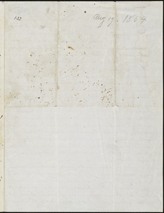 Letter from William Lloyd Garrison, Brooklyn, [Conn.], to Charlotte Lloyd Newell, Aug. 19, 1854, Saturday morning