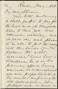 Copy of letter from William Lloyd Garrison, Boston, [Mass.], to Oliver Johnson, May 1, 1858