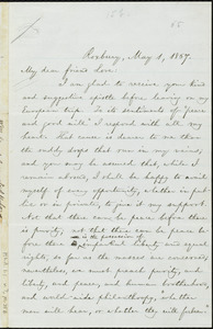 Letter from William Lloyd Garrison, Roxbury, [Mass.], to Alfred Harry Love, May 1, 1867
