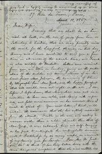 Letter from William Lloyd Garrison, 17 Rue de Turin, Paris, [France], to Helen Eliza Garrison, June 11, 1867