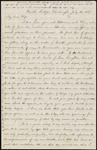 Letter from William Lloyd Garrison, Huntly Lodge, Edinburgh, [Scotland], to Helen Eliza Garrison, July 16, 1867