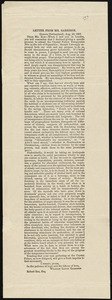Letter from William Lloyd Garrison, Geneva (Switzerland), to Robert Rae, Aug. 30, 1867