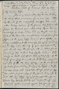 Letter from William Lloyd Garrison, Chillon, (Lake of Geneva), [Switzerland], to Helen Eliza Garrison, Sept. 4, 1867