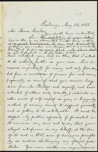 Letter from William Lloyd Garrison, Roxbury, [Mass.], to Aaron Cooley, May 21, 1868