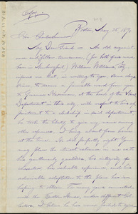 Letter from William Lloyd Garrison, Boston, [Mass.], to Charles Sumner, May 25, 1876