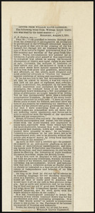 Letter from William Lloyd Garrison, Roxbury, [Mass.], to Patrick Robert Guiney, August 3, 1875