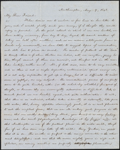 Letter from William Lloyd Garrison, Northampton, [Mass.], to Eliza Frances Meriam, Aug. 9, 1848
