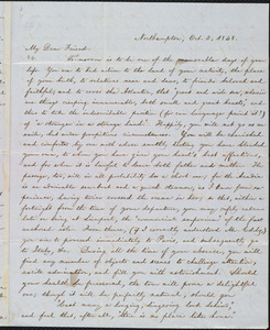 Letter from William Lloyd Garrison, Northampton, [Mass.], to Eliza Frances Jackson Meriam Eddy, Oct. 3, 1848