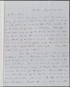 Letter from William Lloyd Garrison, Boston, [Mass.], to Samuel May, August 19, 1851