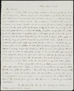 Letter from William Lloyd Garrison, Boston, [Mass.], Feb. 6, 1858