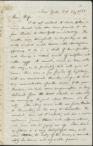Letter from William Lloyd Garrison, New York, to Helen Eliza Garrison, Oct. 21, 1861
