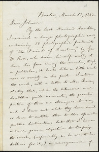 Letter from William Lloyd Garrison, Boston, [Mass.], to Oliver Johnson, March 13, 1862