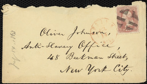 Letter from William Lloyd Garrison, Boston, [Mass.], to Oliver Johnson, July 14, 1863