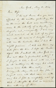 Letter from William Lloyd Garrison, New York, to Helen Eliza Garrison, May 10, 1864
