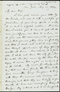 Letter from William Lloyd Garrison, New York, to Helen Eliza Garrison, May 13, 1864