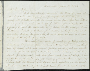 Letter from William Lloyd Garrison, Hamorton, [Pa.], to Helen Eliza Garrison, June 6, 1864