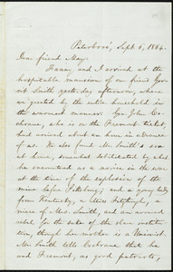 Letter from William Lloyd Garrison, Peterboro, [N.Y.], to Samuel Joseph May, Sept. 6, 1864