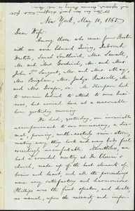 Letter from William Lloyd Garrison, New York, to Helen Eliza Garrison, May 10, 1865