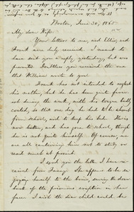 Letter from William Lloyd Garrison, Boston, [Mass.], to Helen Eliza Garrison, June 30, 1865